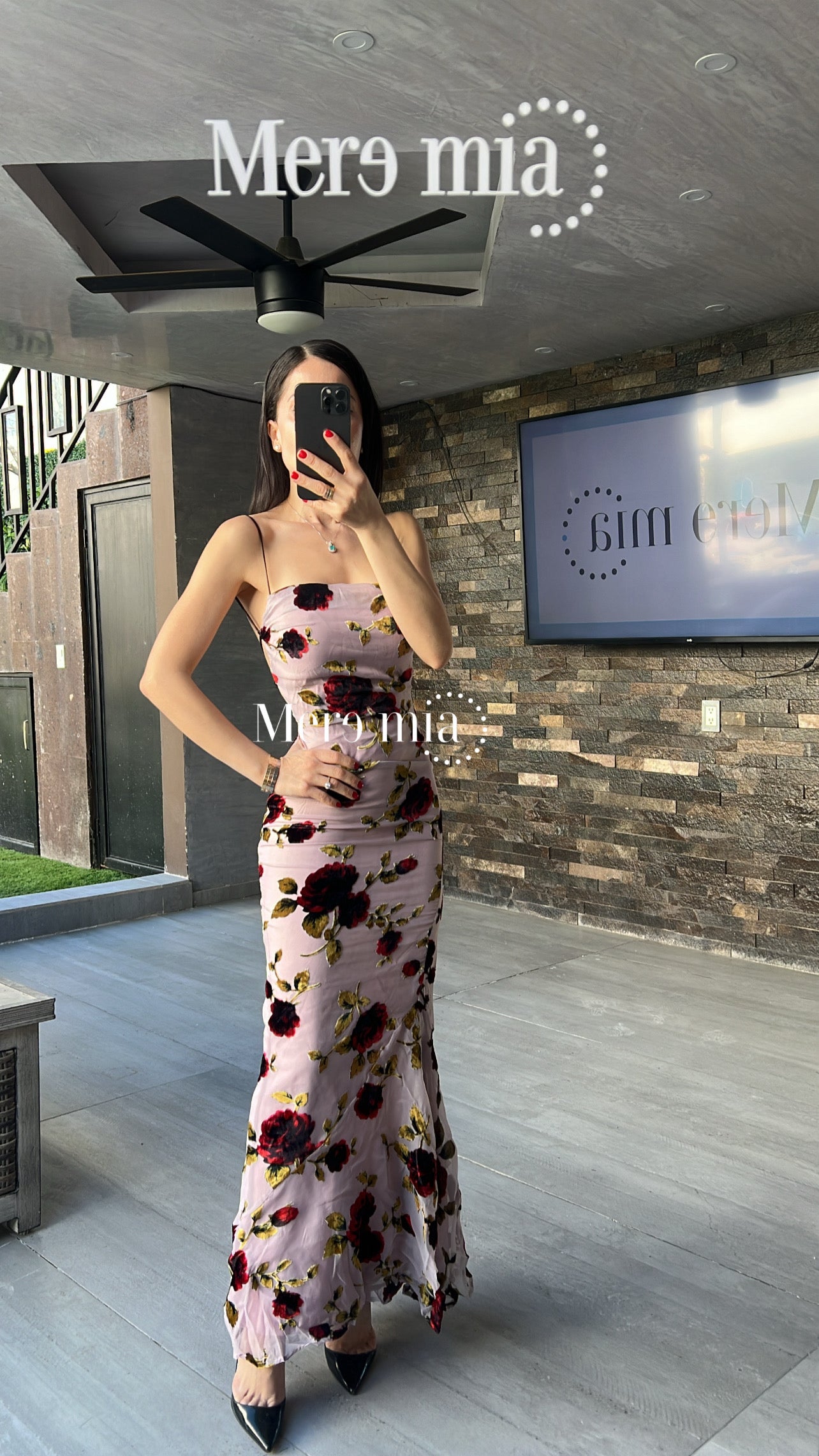 Vestido flores estampado
