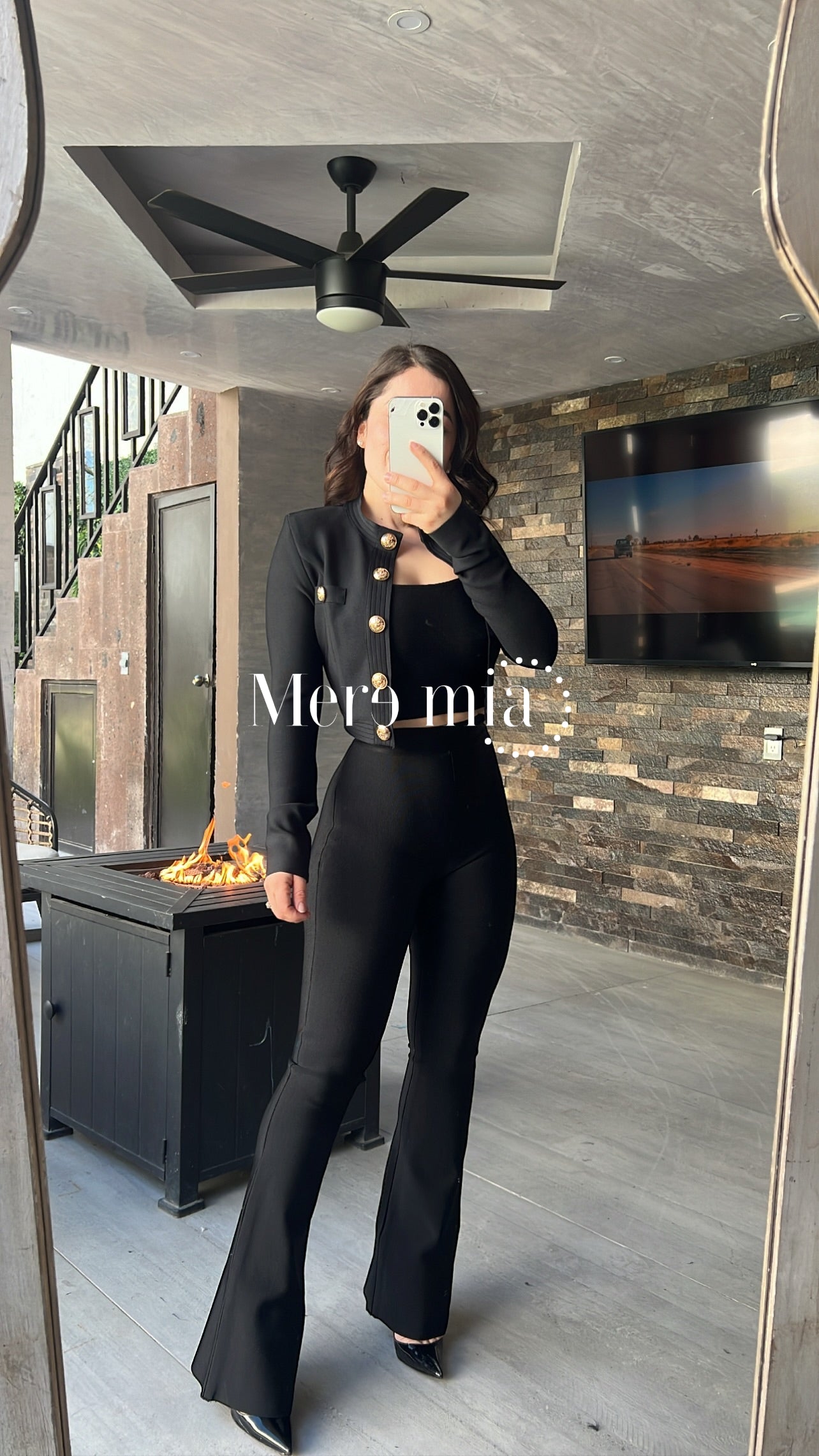 Chamarra bandage botones