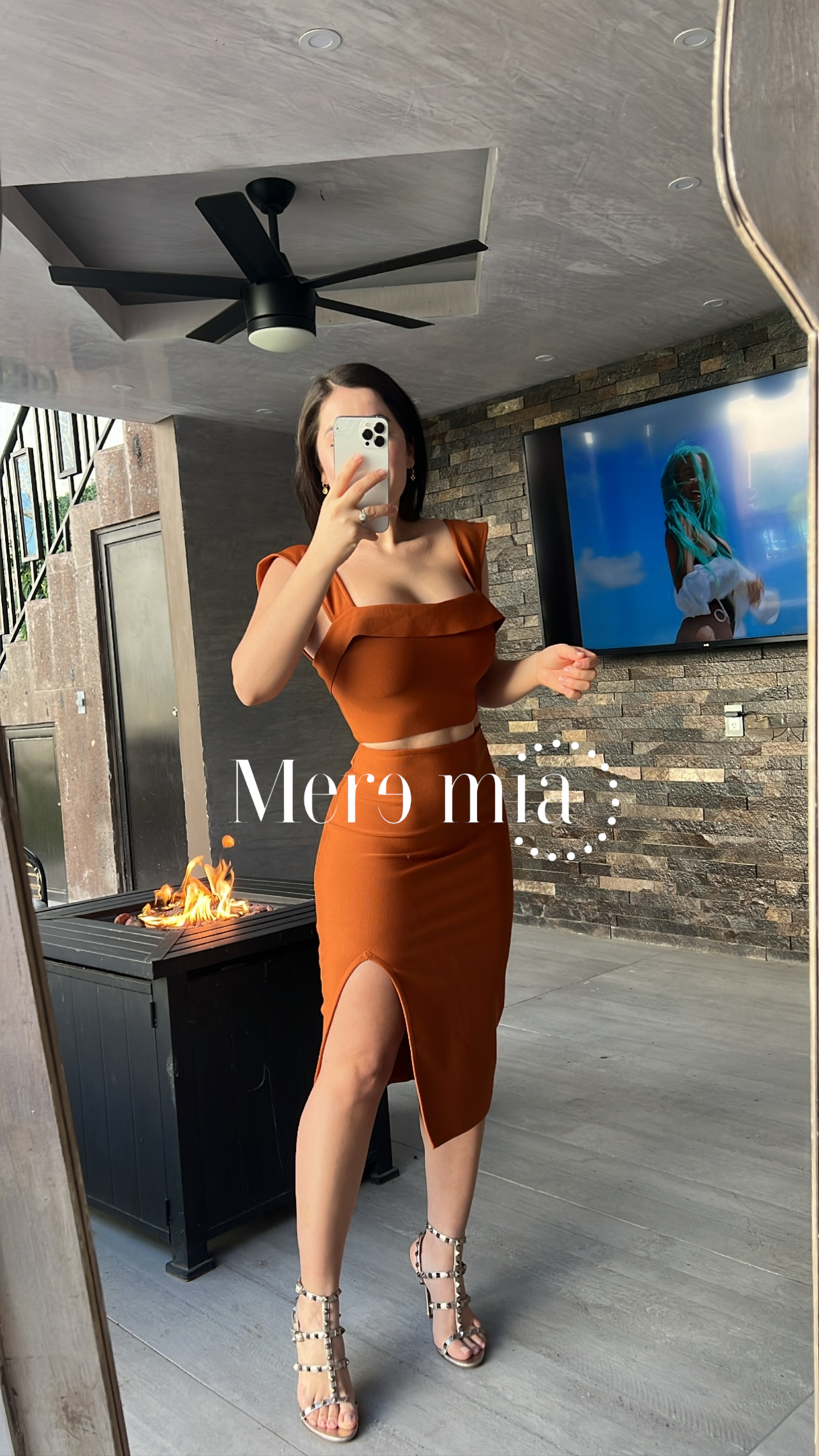 Conjunto  café bandage